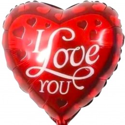 Balon folie inima rosie I...