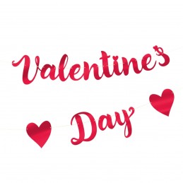 Banner VALENTINE'S DAY roșu...