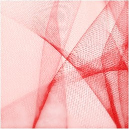 Rola tulle rosu 15 cm, 9 metri