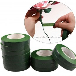 Banda adeziva verde pt flori 12mm * 25m
