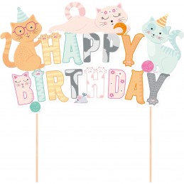 Topper Happy Birthday cu...