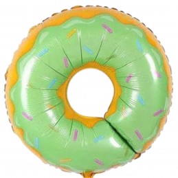 Balon folie Gogoasa verde 65cm