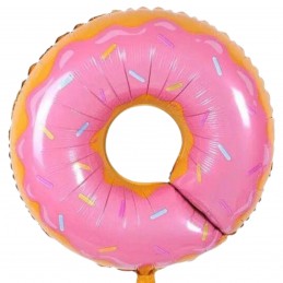 Balon folie Gogoasa roz 65cm