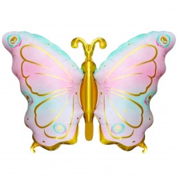 Balon folie fluture pastel...