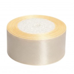Panglica satin cream 4cm, 22m