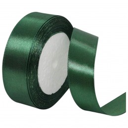 Panglica satin verde inchis...