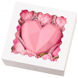 Cutie alba 20x20x6.5cm, cu...