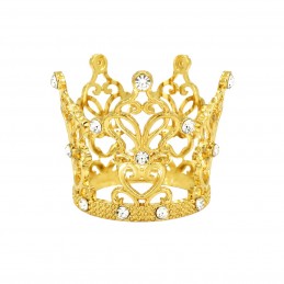 Topper Coronita aurie cu...