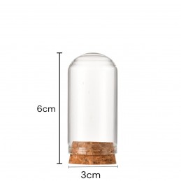 Mini cupola din sticla cu...