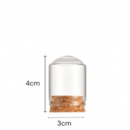 Mini cupola din sticla cu...