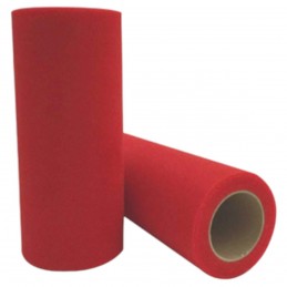Rola tulle rosu C17 15cm x 9m