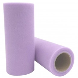 Rola tulle lila C24 15cm x 9m