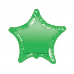 Balon Stea Verde Metalizata 45cm