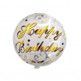 Balon Happy Birthday Gold