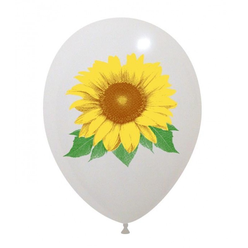 Set 10 baloane Floarea Soarelui