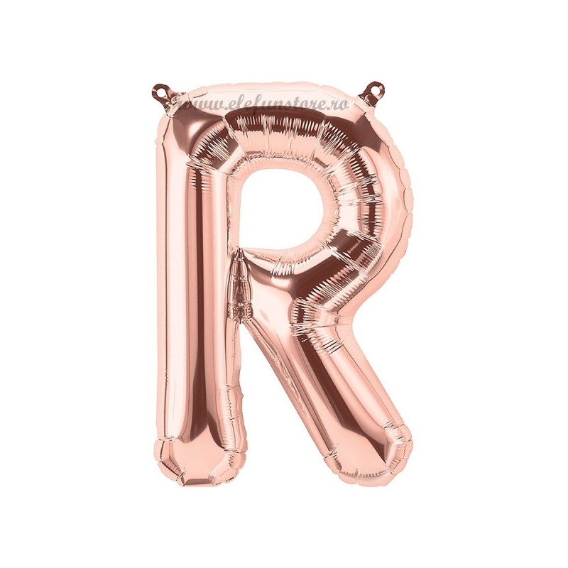 Balon Litera R Rose Gold 40cm