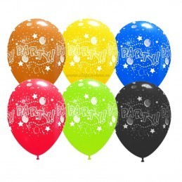 Set 10 baloane Party Multicolore