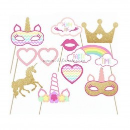 Set 10 Sabloane Foto Props Unicorn