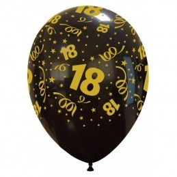 Set 10 baloane 18 pt Majorat Gold
