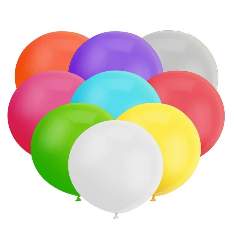 Set 50 Baloane Jumbo Multicolore Standard 48 cm