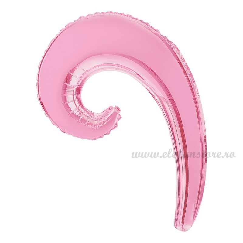Balon Spirala 40 cm Roz Metalizat