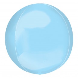 Balon Sfera 3D 60cm Bleu Metalizat