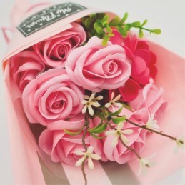 Set 50 Trandafiri de Sapun Roz