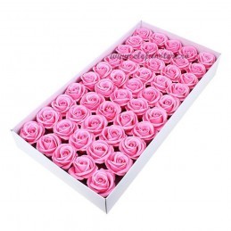 Set 50 Trandafiri de Sapun Roz