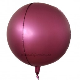Balon Sfera 3D 60cm Burgundy Satin