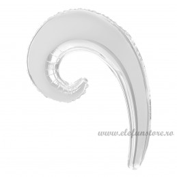 Balon Spirala 40 cm Alba