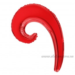 Balon Spirala 40 cm Rosu Metalizat
