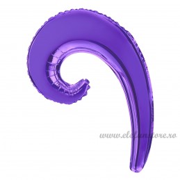 Balon Spirala 40 cm Mov Metalizat