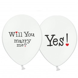 Set 5 baloane Will you marry me? Yes!