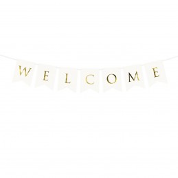 Banner Welcome White