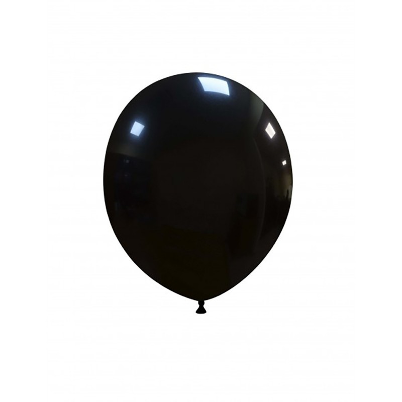 Set 100 Baloane Negre 13 cm