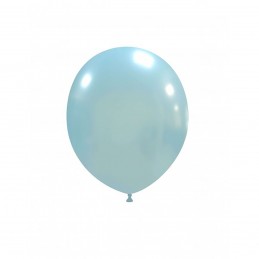 Set 100 Baloane Bleu Metalizat 13 cm