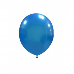 Set 100 Baloane Albastru Inchis Metalizat 13 cm