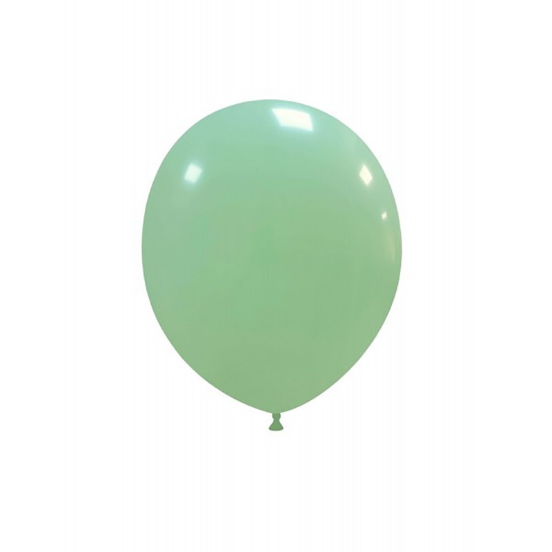 Set 100 Baloane Pastel Verde Menta 13 cm