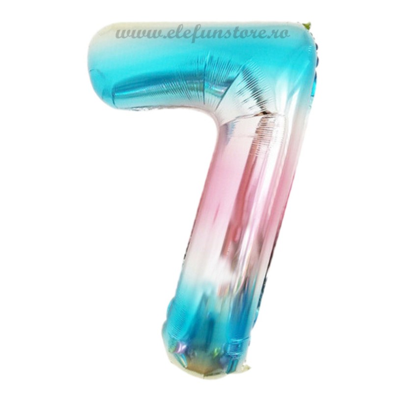 Balon Cifra 7 Degrade 100cm