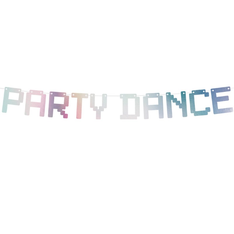Banner Iridiscent Party Dance