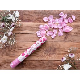 Tun confetti petale trandafir roz 40 cm