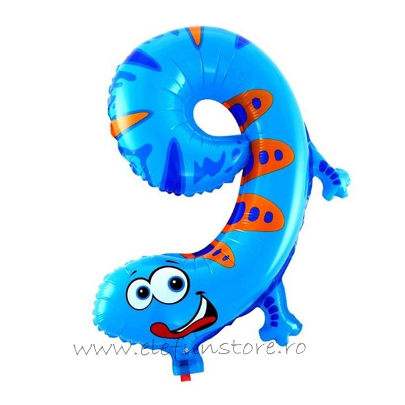 Balon Cifra 9 Salamandra 45 cm
