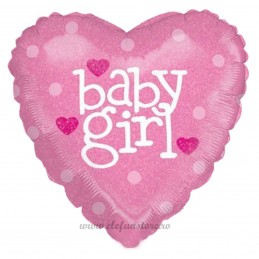 Balon Inima Baby Girl