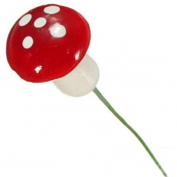 Set 10 Ciupercute Ornamentale 2 cm