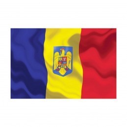 Drapel Romania cu Stema 155*90cm