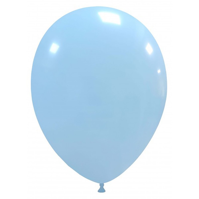 Set 100 Baloane Baby Blue Pastel 26 cm