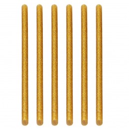 Set 6 batoane de silicon auriu 7mm * 19cm
