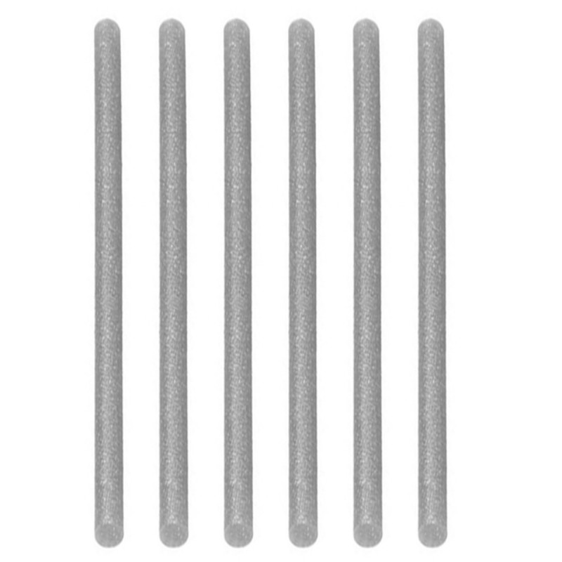 Set 6 batoane de silicon argintiu 7mm * 19cm