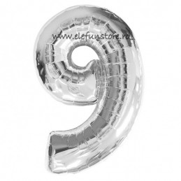Balon "Cifra 7" Silver