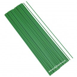Sarma flori verde 40cm, set 20 tije groase